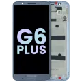 LCD Assembly With Frame For Motorola Moto G6 Plus (XT1926 / 2018) (Genuine OEM) (Blue)