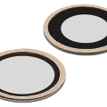 Back Camera Lens (Glass Only) With Adhesive For iPhone 11 (2 Piece Set) (Premium) (Real Sapphire)