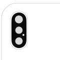 Скло камери з проклейкою для iPhone XS / XS Max (Premium) (всі кольори)