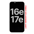 OLED Assembly Compatible For iPhone 17e / 16e With Light Sensor Flex Cable (Used OEM Pull: Grade A)