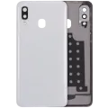 Back Cover Glass With Camera Lens Compatible For Samsung Galaxy A40 (A405 / 2019) (Aftermarket Plus) (White)