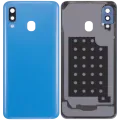 Back Cover Glass With Camera Lens Compatible For Samsung Galaxy A40 (A405 / 2019) (Aftermarket Plus) (Blue)