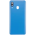 Back Cover Glass With Camera Lens Compatible For Samsung Galaxy A40 (A405 / 2019) (Aftermarket Plus) (Blue)