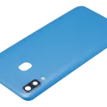 Back Cover Glass With Camera Lens Compatible For Samsung Galaxy A40 (A405 / 2019) (Aftermarket Plus) (Blue)