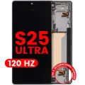 OLED Assembly With Frame For Samsung Galaxy S25 Ultra 5G (US & International) (Aftermarket Plus) (120Hz) (Titanium Jet Black)