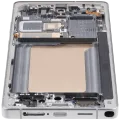 OLED Assembly With Frame For Samsung Galaxy S25 Ultra 5G (US & International) (Aftermarket Plus) (120Hz) (Titanium White Silver)