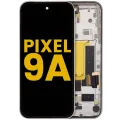 OLED Assembly With Frame Compatible (With Fingerprint Sensor) For Google Pixel 9A (Refurbished) (Porcelain)