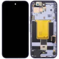 OLED Assembly With Frame Compatible (With Fingerprint Sensor) For Google Pixel 9A (Refurbished) (Iris)