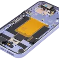 OLED Assembly With Frame Compatible (With Fingerprint Sensor) For Google Pixel 9A (Refurbished) (Iris)