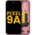OLED Assembly With Frame (With Fingerprint Sensor) For Google Pixel 9A (Refurbished) (Peony)