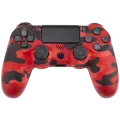 DoubleShock 4 Wireless Controller For Playstation 4 (Red Camo)
