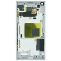 LCD Assembly With Frame For Sony Xperia Z5 Compact (Genuine OEM) (White)