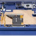 Внутрішній дисплейний модуль (OLED) з рамкою для Samsung Galaxy Z Flip 7 5G (US & International) (Refurbished) (Blue Shadow)
