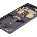 Внутрішній дисплейний модуль (OLED) з рамкою для Samsung Galaxy Z Flip 7 5G (US & International) (Refurbished) (Jet Black)