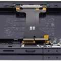 Внутрішній дисплейний модуль (OLED) з рамкою для Samsung Galaxy Z Flip 7 5G (US & International) (Refurbished) (Jet Black)