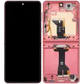 Inner OLED Assembly With Frame For Samsung Galaxy Z Flip 7 5G (US & International) (Refurbished) (Coral Red)
