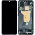 OLED Assembly With Frame For Xiaomi 12 (Genuine OEM) (Tarnish Black)