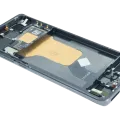 OLED Assembly With Frame For Xiaomi 12 (Genuine OEM) (Tarnish Black)