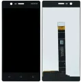 LCD Assembly Without Frame For Nokia 3 (Genuine OEM) (Black)