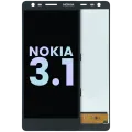 LCD Assembly Without Frame For Nokia 3.1 (Genuine OEM) (Black)
