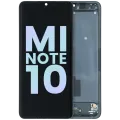 LCD Assembly With Frame For Xiaomi Mi Note 10 (Genuine OEM) (Midnight Black)