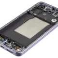 OLED Assembly With Frame For Samsung Galaxy A57 5G (A576 / 2026) (Refurbished) (Lilac)