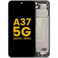 OLED Assembly With Frame For Samsung Galaxy A37 5G (A376 / 2026) (Refurbished) (Charkoal)