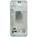 OLED Assembly With Frame For Samsung Galaxy A36 5G (A366 / 2025) (Aftermarket Plus) (White)