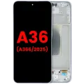 OLED Assembly With Frame For Samsung Galaxy A36 5G (A366 / 2025) (Aftermarket Plus) (Lavender)