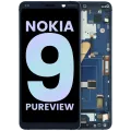 LCD Assembly With Frame For Nokia 9 Pureview (2019) (Genuine OEM) (Blue)
