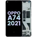 OLED Assembly With Frame For Oppo A74 4G (2021) (Genuine OEM) (All Colors)
