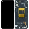 OLED Assembly With Frame For Oppo Reno 6 5G (2021) (Genuine OEM) (Stellar Black)