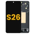OLED Assembly With Frame For Samsung Galaxy S26 5G (US & International) (Refurbished) (Black)