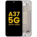 OLED Assembly With Frame For Samsung Galaxy A37 5G (A376 / 2026) (Refurbished) (White)
