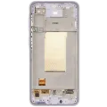 OLED Assembly With Frame For Samsung Galaxy A37 5G (A376 / 2026) (Refurbished) (Light Violet)