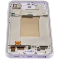 OLED Assembly With Frame For Samsung Galaxy A37 5G (A376 / 2026) (Refurbished) (Light Violet)