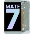 LCD Assembly With Frame For Huawei Mate 7 (2014) (Genuine OEM) (White)
