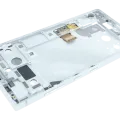 LCD Assembly With Frame For Blackberry KEY2 (Genuine OEM) (Silver)