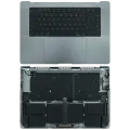 Top Case with Battery and Keyboard (ANSI US) For MacBook Pro 16" A2485 (2021) / A2780 (2023) (Used OEM Pull: Grade B) (Space Gray)