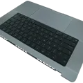 Top Case with Battery and Keyboard (ANSI US) For MacBook Pro 16" A2485 (2021) / A2780 (2023) (Used OEM Pull: Grade B) (Space Gray)