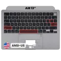 Top Case with Keyboard (ANSI US) For MacBook Air 13" A2681 (2022) (Used OEM Pull: Grade A) (Space Gray)
