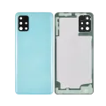 Back Cover Glass With Camera Lens For Samsung Galaxy A51 4G (A515 / 2019) (Service Pack) (Prism Crush Blue)