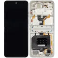 OLED Assembly With Frame For Motorola Razr 2025 / Razr 60 (XT2553 / 2025) (Refurbished) (Lightest Sky)