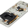 OLED Assembly With Frame For Motorola Razr 2025 / Razr 60 (XT2553 / 2025) (Refurbished) (Lightest Sky)