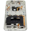 OLED Assembly With Frame For Motorola Razr 2025 / Razr 60 (XT2553 / 2025) (Refurbished) (Lightest Sky)