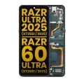 OLED Assembly With Frame For Motorola Razr Ultra 2025 (XT2551 / 2025) / Razr 60 Ultra (XT2551 / 2025) (Refurbished) (Scarab)