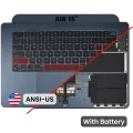Top Case with Battery and Keyboard (ANSI US) For MacBook Air 15" A3114 (2024) (Midnight)