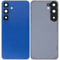 Back Cover Glass With Camera Lens For Samsung Galaxy S25 Plus 5G (No Logo) (Aftermarket Plus) (Navy)