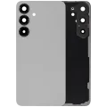Back Cover Glass With Camera Lens For Samsung Galaxy S25 Plus 5G (No Logo) (Aftermarket Plus) (Silver Shadow)