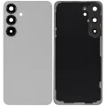 Back Cover Glass With Camera Lens For Samsung Galaxy S25 Plus 5G (No Logo) (Aftermarket Plus) (Silver Shadow)